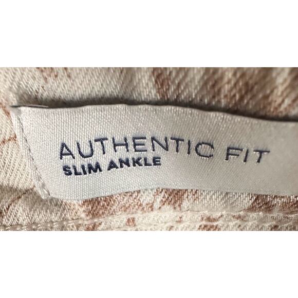 J Jill Jeans Womens size 2 Cream Authentic Fit Slim Ankle - Picture 5 of 8